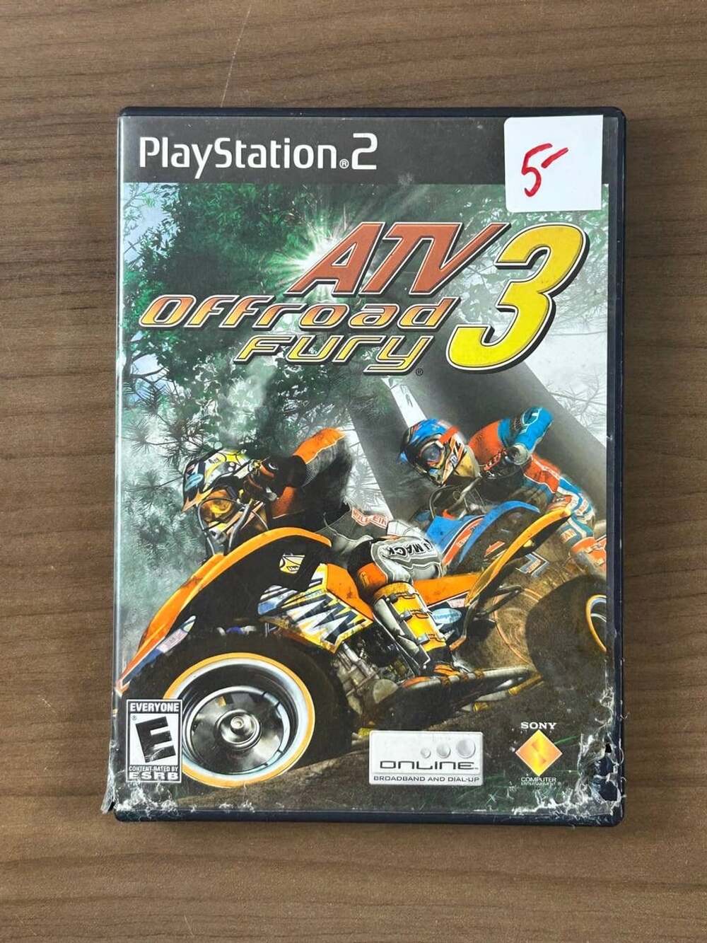 ATV Offroad Fury 3 Sony PlayStation 2 PS2 Game Disc Manual Case